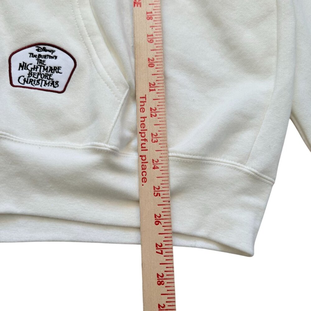 Disney The Nightmare Before Christmas Hoodie Sweatshirt Women's Size XXL Ivory - Picture 8 of 10